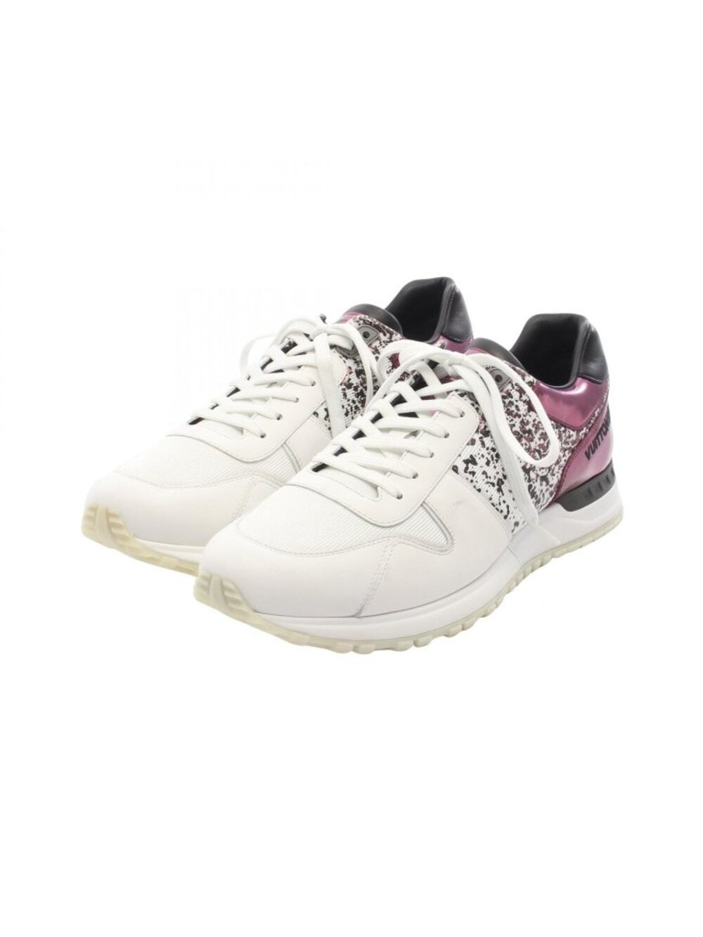 Louis Vuitton Sneakers Run Away Line Metallic Leather